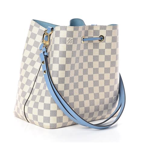 louis vuitton neonoe damier azur pink|louis vuitton monogram neonoe.